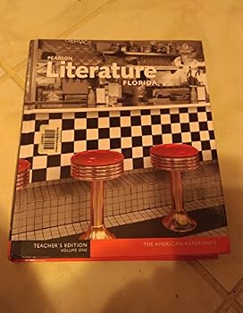 Unknown Binding Pearson Literature Florida the American Experience Teacher's Edition Volume One Book