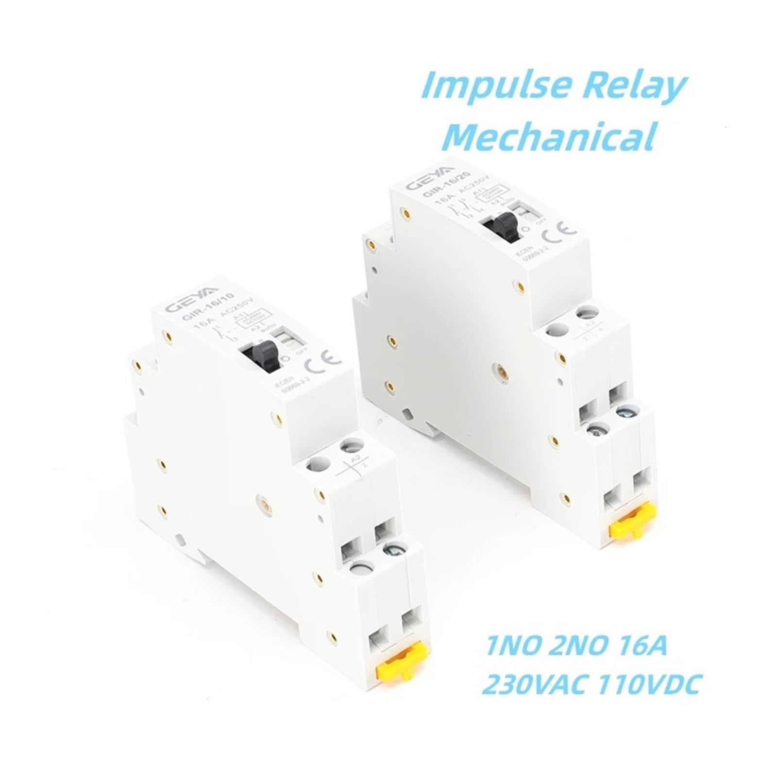 Relè Gir Relè a impulsi Meccanici Relè bistabile Domestico Relè di Controllo Automatico 1P 2P 16A 1NO 2NO Bobina 230V CA 110V CC (2NO)