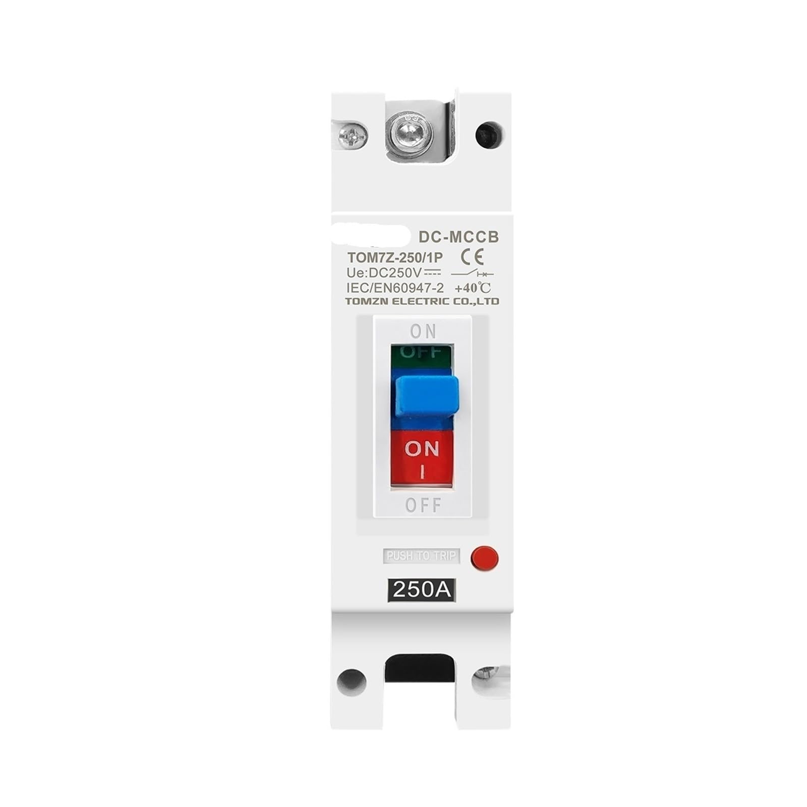 Interrupteur de protection contre les surcharges MCCB solaire 250V DC 125A