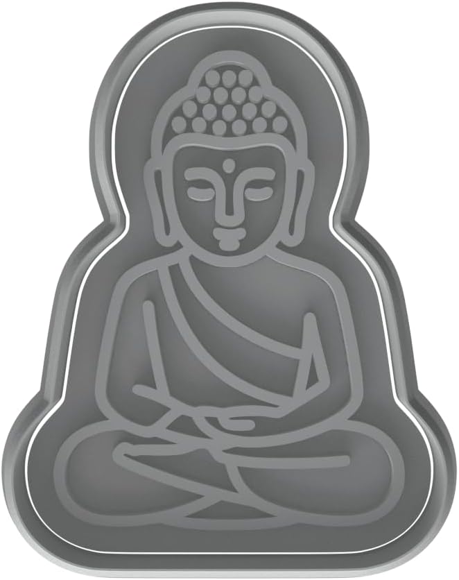 Divine Buddha Cookie Cutter - 4x3" Fun Spiritual Baking Tool image 3