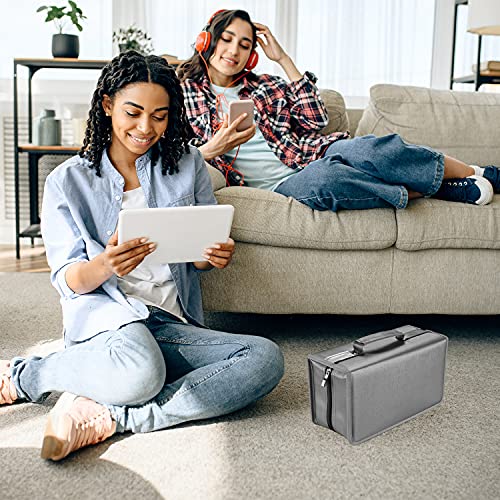 Cd Case, Uentip 160 Capacity Nylon Cd/Dvd Case Cd Booklet Binder Vcd Wallets Storage Organizer Cd Wallets Storage Organizer For Car Home Travel (Gray) #TOP6