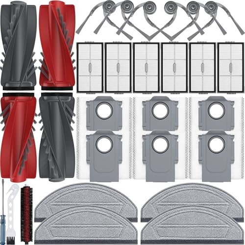 Image of 29 Pack Saros 20 Sonic Accessories Kit | 1 Mop Cleane Brush,2 Set Roller Brush,4 Mop Pads,6 Hepa Filters,6 Side Brush,6 Vacuum Bags,2 Tool【Only Saros 20 Sonic】