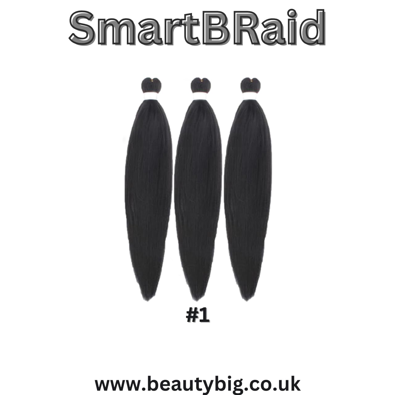 Smart Braid 3 Packs Pre Stretched Braiding Hair 28 Inch, Kanekalon Synthetic Hair Extensions for Braiding Yaki Texture - Image 4