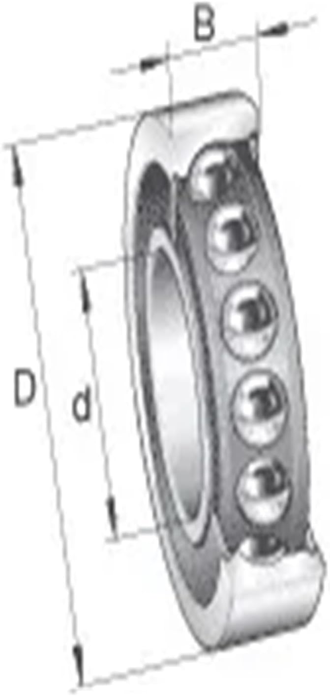 1個 7008 H7008C 2RZ P4 40x68x15 ABEC7 密封アンギュラコンタクトベアリング 彫刻機 スピンドルベア