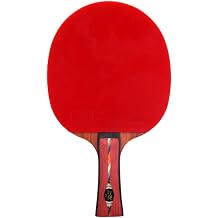 Offensive Table Tennis Bat, 5 Layers of Pure Wood, 8-Star Professional Ping Pong Racket, Used by Intermediate and Senior Players/Single Racket/Long Handle