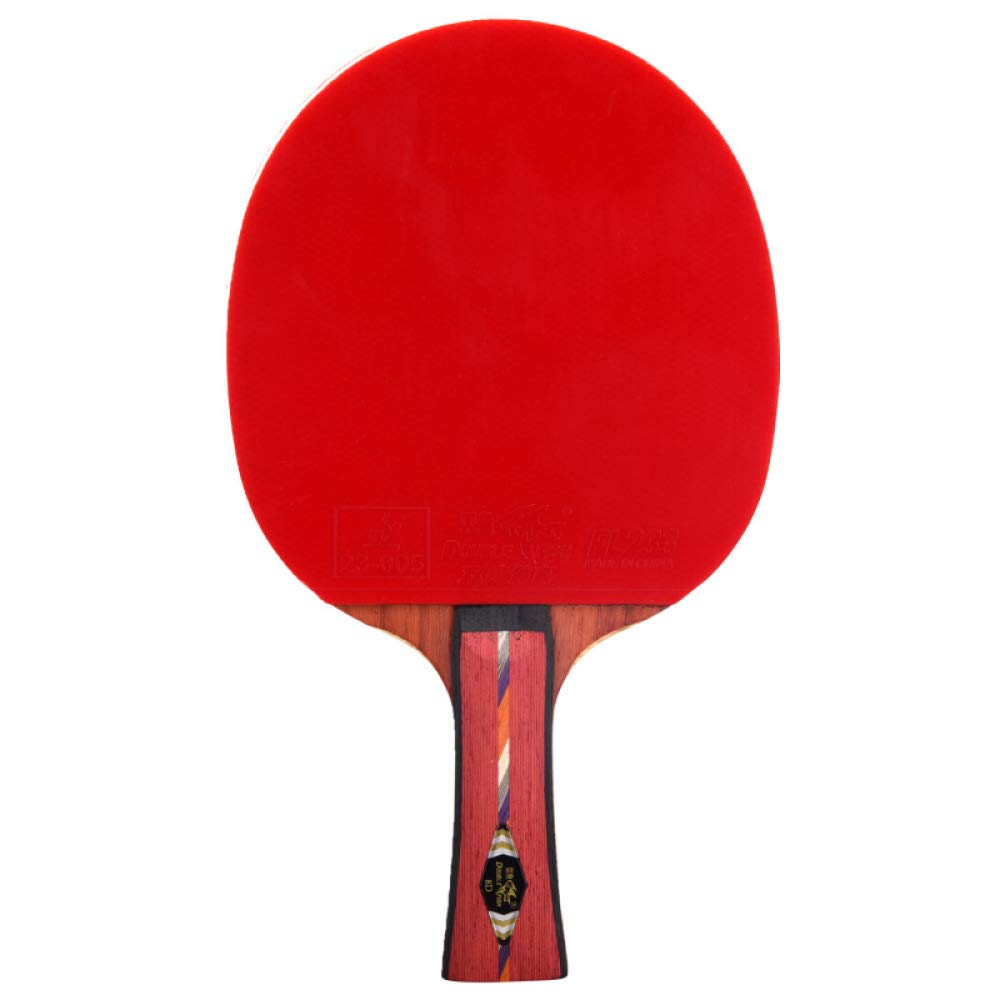 Racchette da Ping Pong, 5 Strati di Legno Puro, 8 Stelle utilizzato da Giocatori intermedi e Senior/Racchetta Singola(Long Handle)