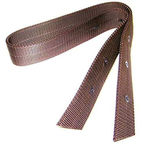 Hamilton Double Thick Nylon Off Billet, Brown, 1-3 4-Inch