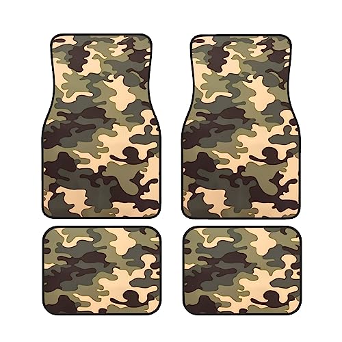 Tapis de sol de voiture camouflage pour sorties nature et trajets quotidiens en SUV