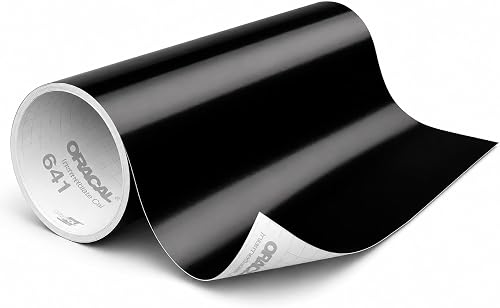Oracal Sticker Vinyl (Black, 300mm x 1m) | Self-Adhesive, UV & Weather Resistant, Indoor & Outdoor Use, Easy Cut & Weed, Multiple Colours