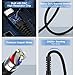 USB to 3.5mm Audio Cable 6FT 2 in 1 USB C & USB A to 3.5mm Male Audio Jack Adapter TRS Car Stereo Braided Aux Cord for Headphones,Speaker,PC,Laptop,Samsung Galaxy A17 A16 A36 S25 Ultra S24 S23 S22 S21