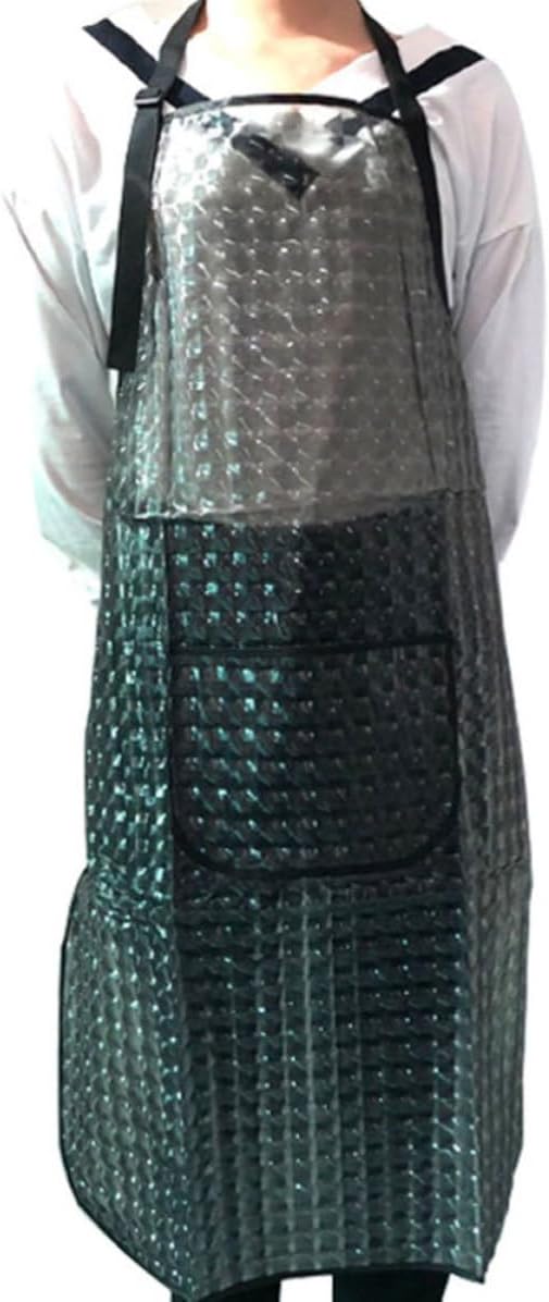 BESTYASH Protective Barber Apron for Hair Salon Use, Made of Sturdy Waterproof Material, Keeps Clothing Dry and Clean, Suitable for Home and Salon, Includes Barber Accessories, Size 89x65cm