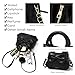 Small Purses for Women Crossbody Bag, Vegan Leather Crossbody Purses and Handbags with Top Carry Handle and Cute Bow Knot(Black)