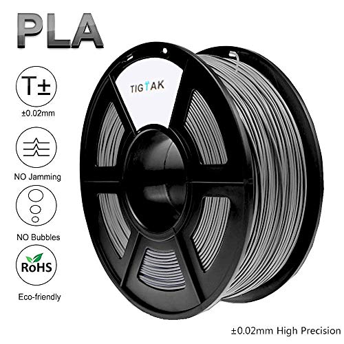 3D Printer Filament PLA 1.75mm - Grey Dimensional Accuracy +/- 0.02 mm PLA