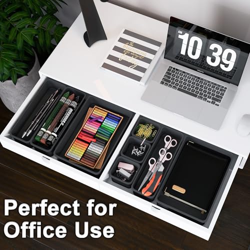 Save 50% on QUELIEN 8-Piece Desk Drawer Organizer Set