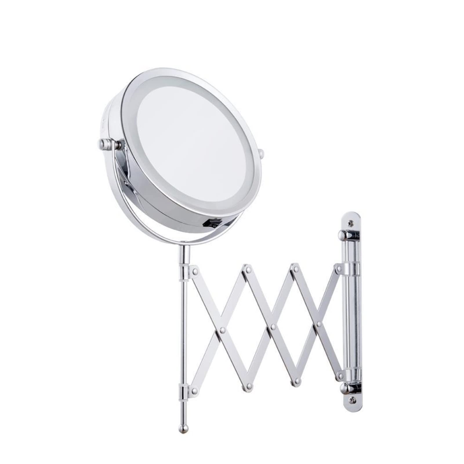 Miroir grossissant mural extensible pour éclairer et ajuster votre vue
