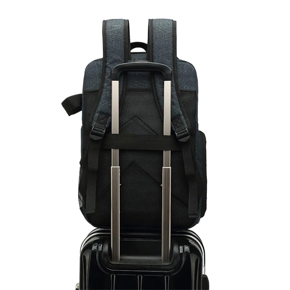 Borsa Reflex Zaino for fotocamera impermeabile Borsa for fotocamere DSLR for treppiede portatile da viaggio for obiettivo for video(Grey)