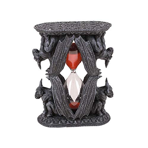 Gargouille bélier gothique en résine Pacific Giftware avec sablier réversible
