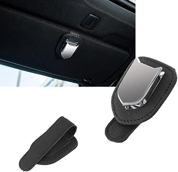 Car Eyeglass Holder Glasses Storage Clip Suitable for All car Models Auto Interior Organize Accessories Car Sunglasses Holder Black