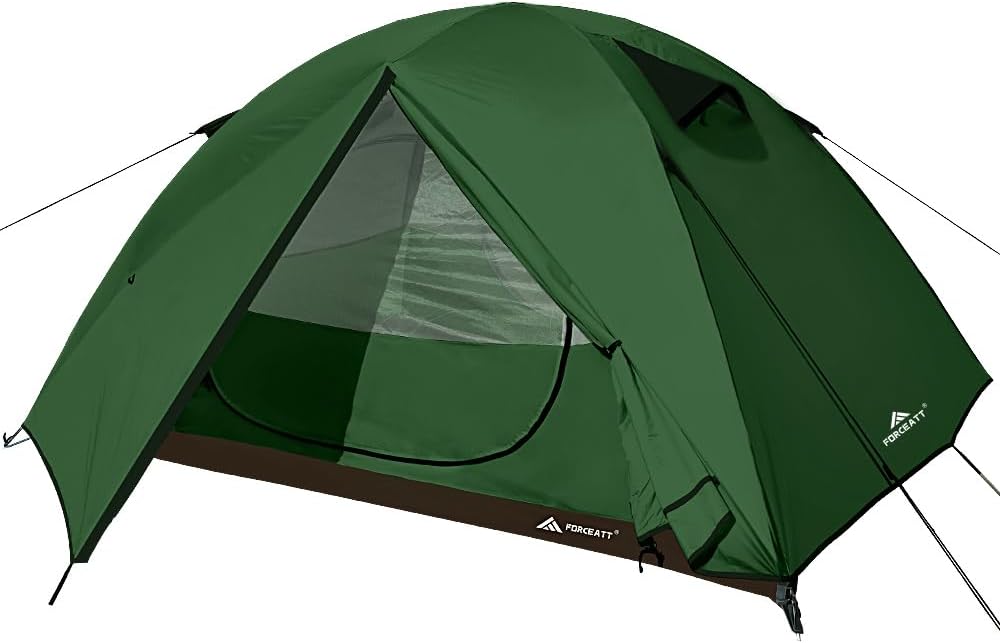 Forceatt 2-4 Person Camping Tent, Professional Waterproof & Windproof Lightweight Backpacking Tent Suitable for Outdoor,Hiking,Glamping, Mountaineering and Travel