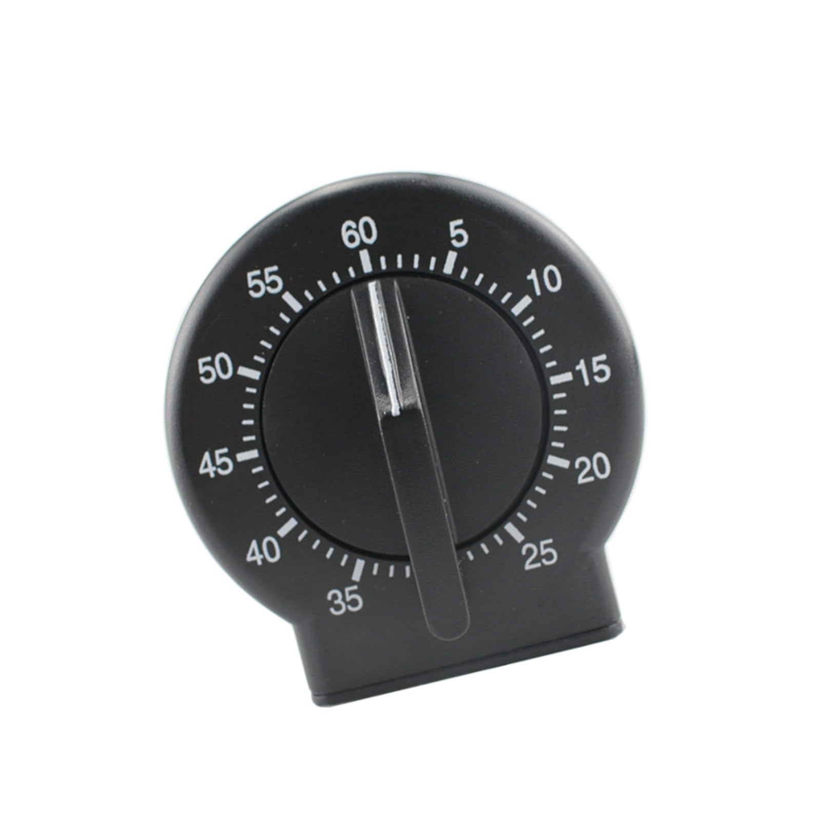 Jazuaiao Practical Wide Usage Mechanical Timer 60 Minutes Limit Kitchen Home School Use Portable Round Timing Gadget Mechanical Timer