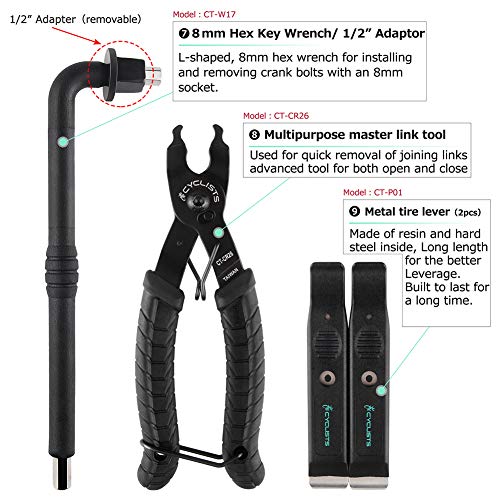 CYCLISTS 23-Piece Bike Tool Kit