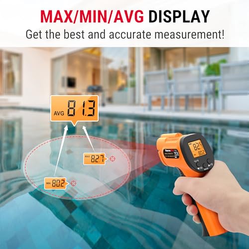 Thermopro TP30+TP01 Temperature Gun, Infrared Thermometer Gun With Laser Pointer thumb #6