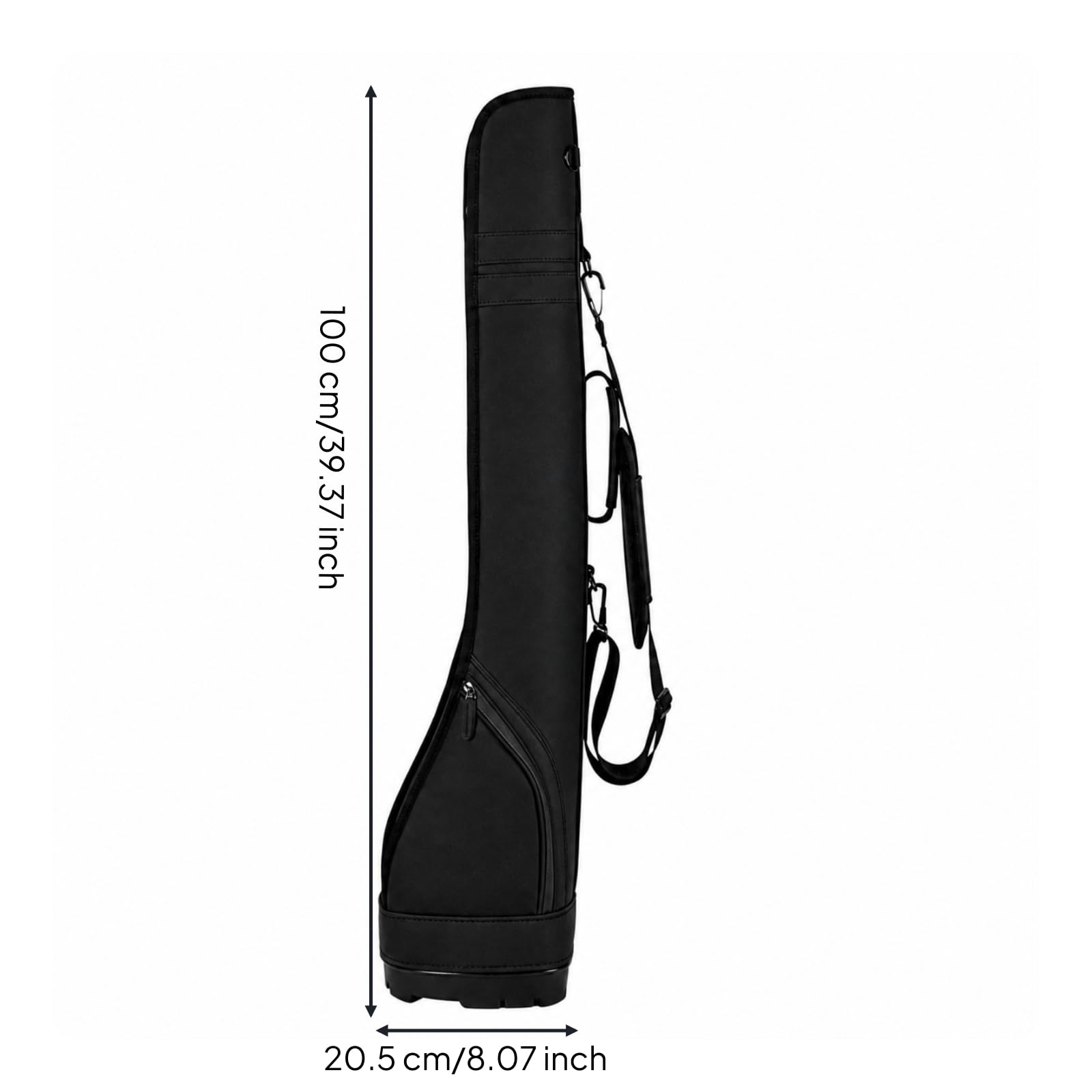 Bolsa Golf con Bolsillos Portátil, Negro
