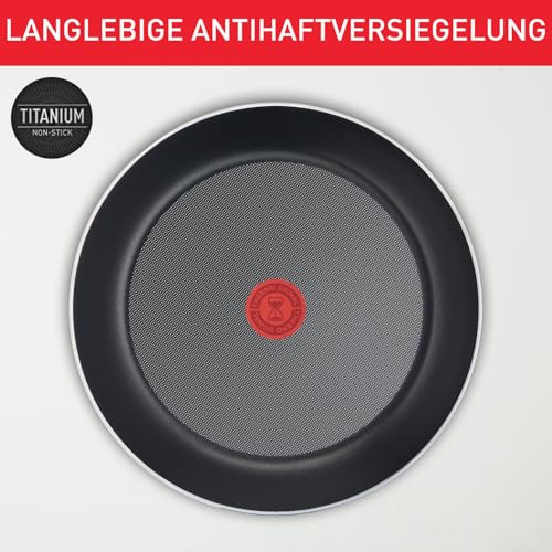 Tefal Ingenio Easy On 3-teiliges Pfannenset abnehmbarer Griff, 24/28 cm, stapelbar, platzsparend, Pfannen mit Antihaftversiegelung, einfache Handhabung und Reinigung, L15993 5