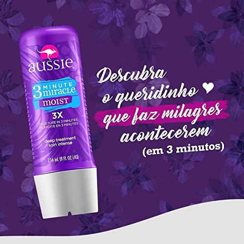 Aussie 3 Minute Miracle Moist Deep Conditioner, 8 oz - Image 3