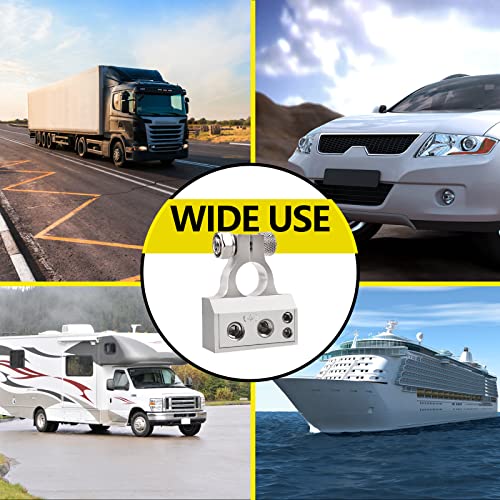 Corotc Battery Terminals, 0/4/8/10 Gauge Awg Positive Negative Battery Terminal Connectors, With 2 Clear Covers And Shims,Auto Car Audio Marine Boat Modification #TOP6