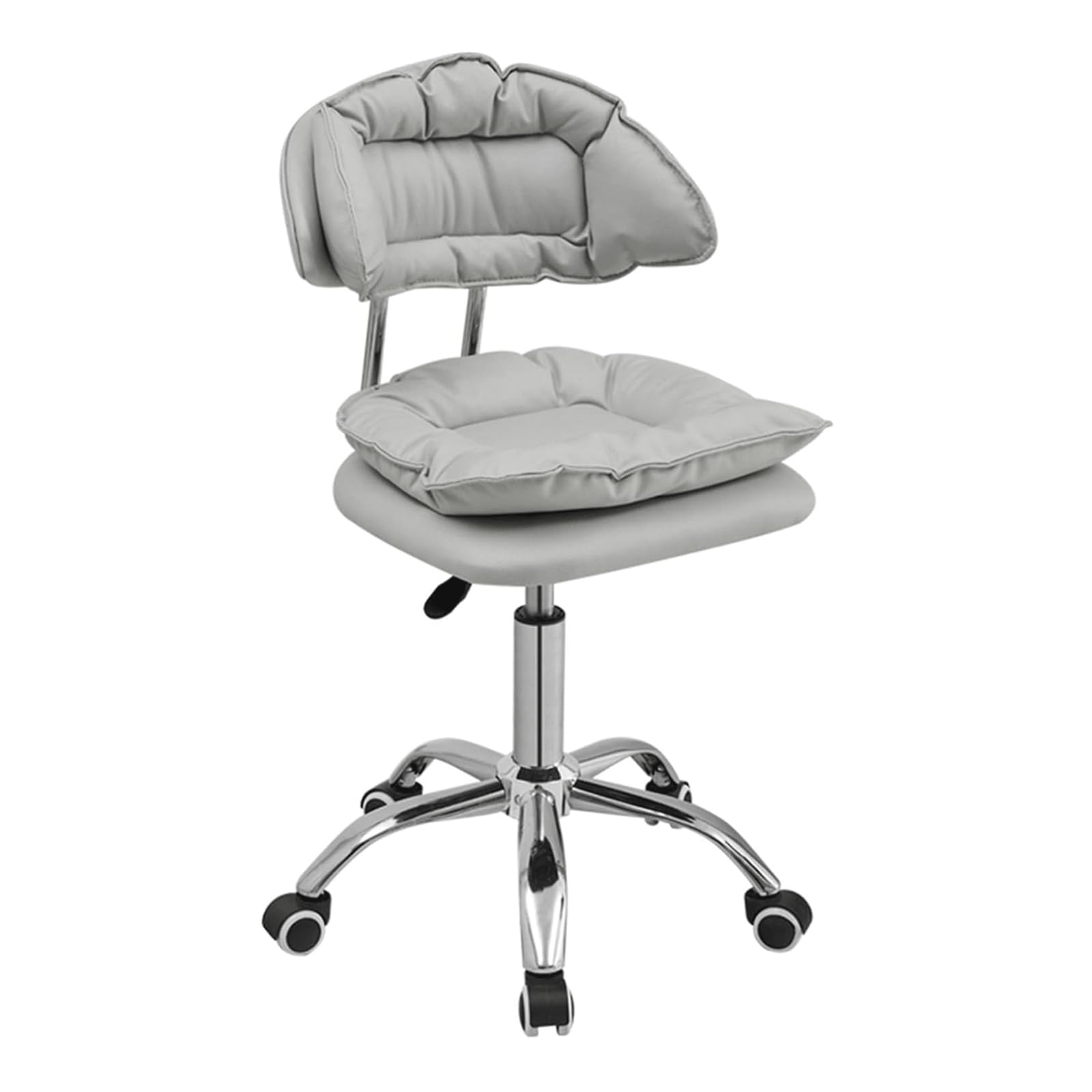 Chaise de bureau en tissu pour soulager le mal de dos avec soutien lombaire