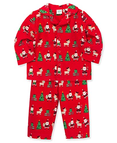 Little Me Baby Boys' Kids Christmas Pajama and Footie Sets3