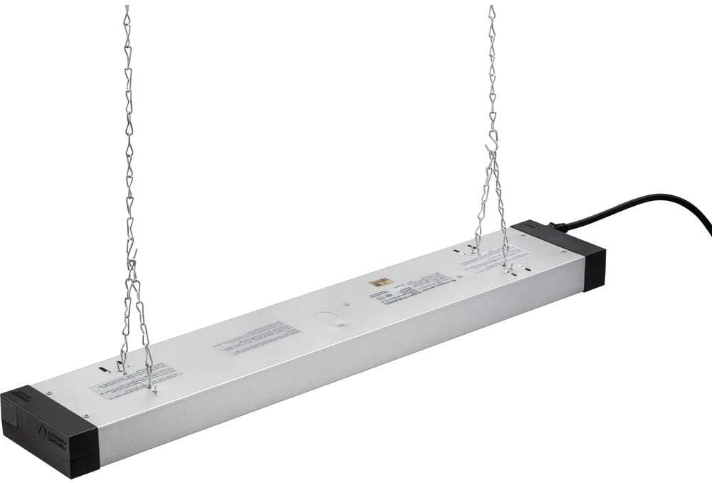 Lithonia Lighting Linkable LED Grow Light for Indoor Plants, with Hangers, Color-Changing, 24-inch 29 Watts