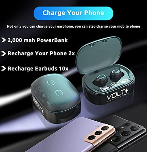 Wireless PRO Bluetooth 5.3 Earbuds In Ear Negro miniatura 6