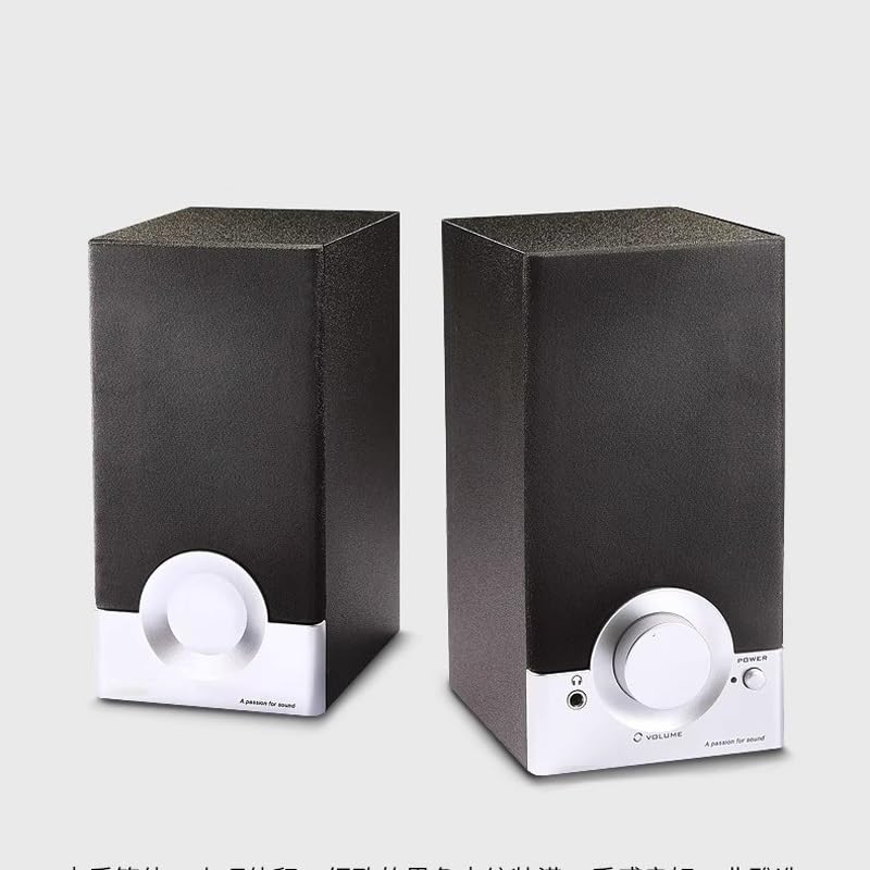 Mini haut-parleur ordinateur portable 2.0 avec caisson de basses audio pour bureau - 2