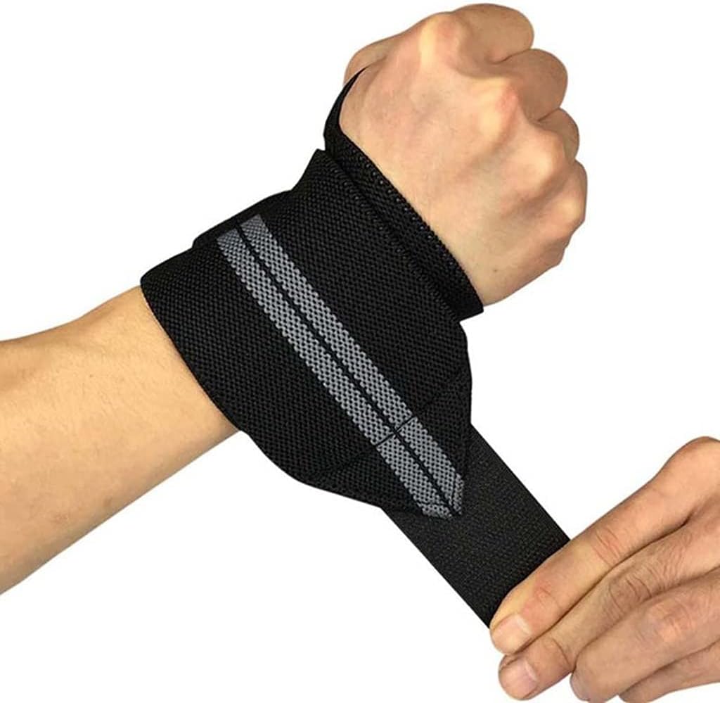 1 Pair Weight Lifting Wrist Wraps Thumb Support Straps Gym Winding Bracers Fitness Sports Wristband Hand Bands