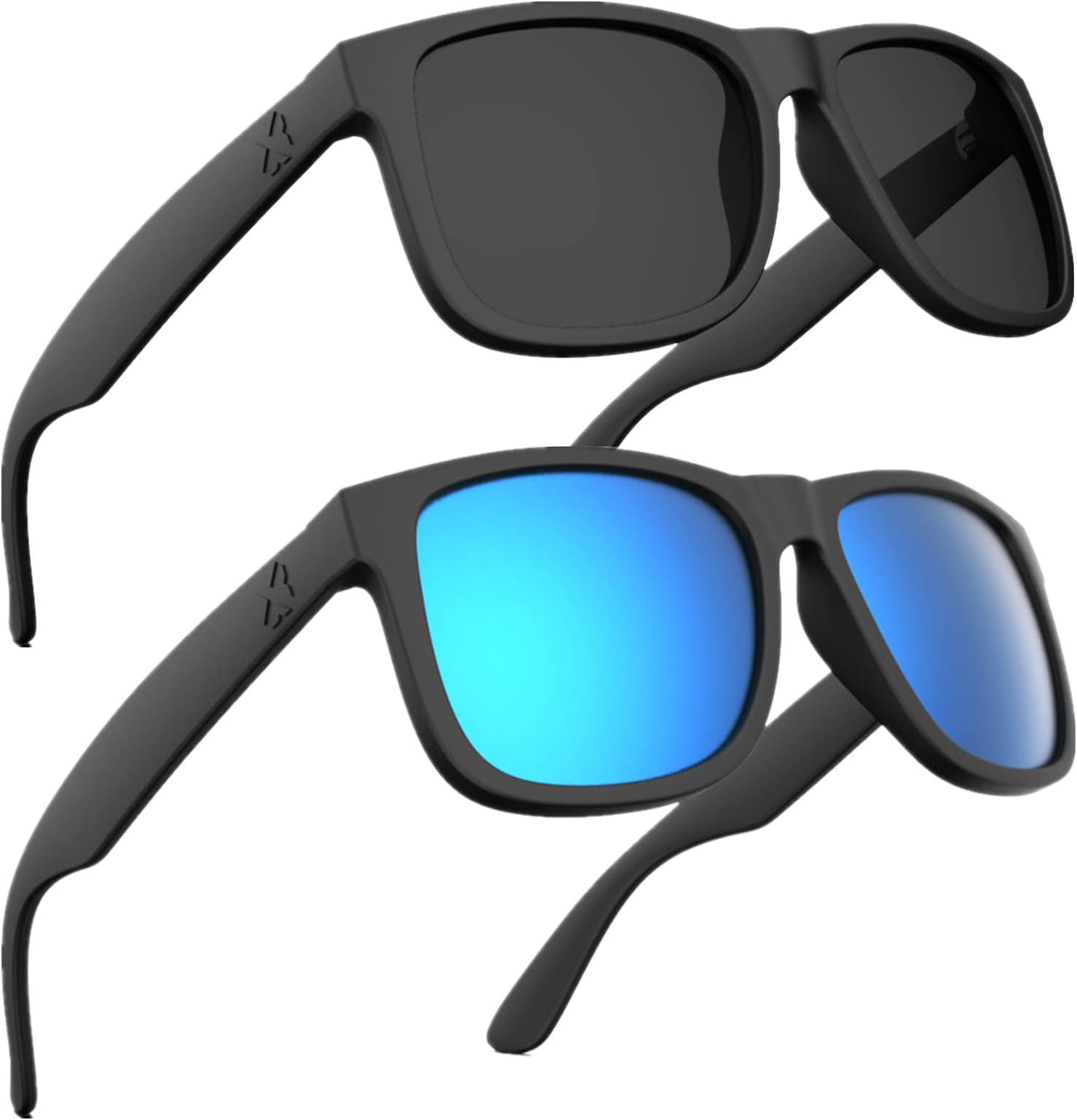 Polarized Sunglasses for Men and Women,UV Protection Rectangular Sun Glasses 8806