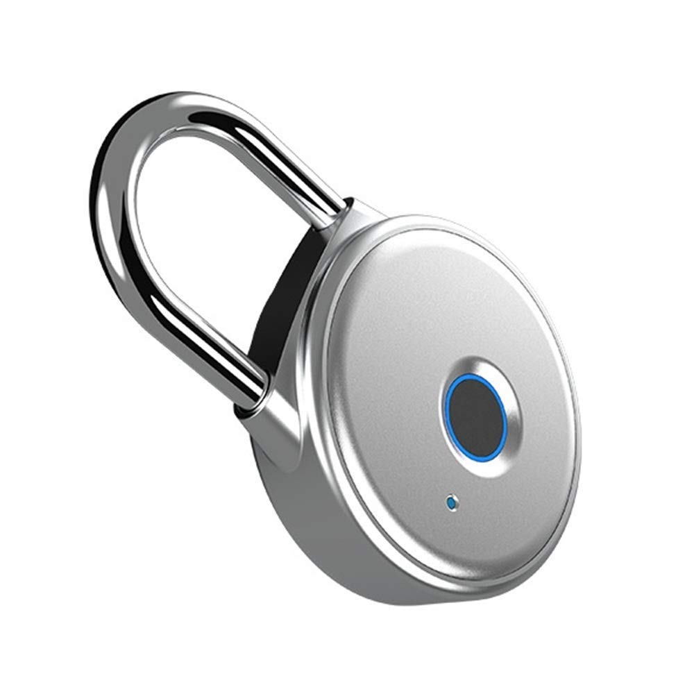 Serrature per porte di casa, lucchetto per impronte digitali, lucchetto per palestra per armadietti, sport, scuola e armadietti per dipendenti, esterni, recinzione, cerniere e ripostigli - Metallo e