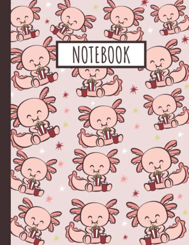 Axolotls Gifts: Funny Blank Lined Notebook or Journal to Write in: Cute Gift for Axolotls Lovers - Vol 6