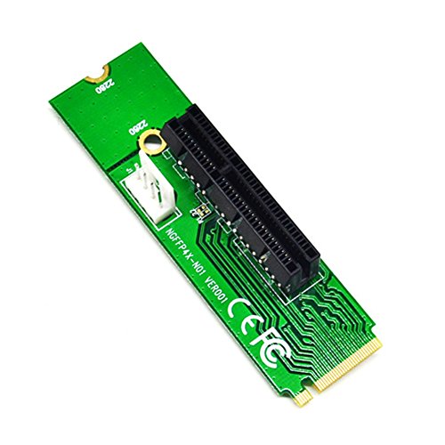 WinnerEco NGFF para PCI-E M.2 para PCI-E NGFF chave M para PCI-E 4 X cartão conversor extensor