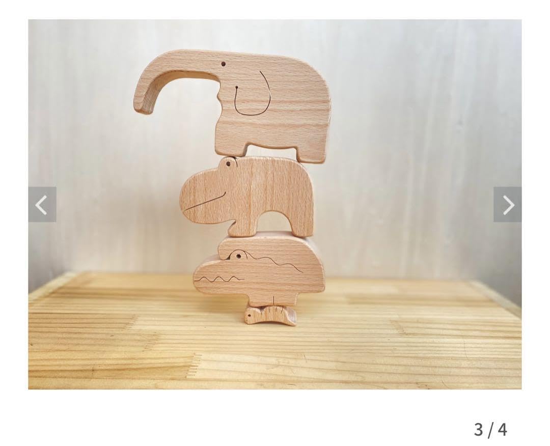 Amazon.co.jp: レア ぞうくんのさんぽ おはなし組木 積木 キャラクター  