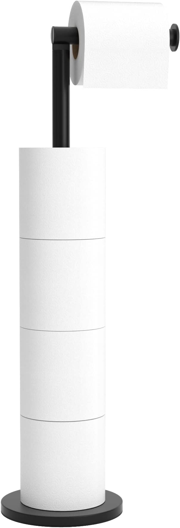 Toilet Paper Holder Standing for Toilet Paper Storage, Premium Stainless Steel Toilet Paper Holder, Standing, No Drilling, for Toilet, Waterproof Toilet Paper Holder, Toilet Roll Holder, Standing,