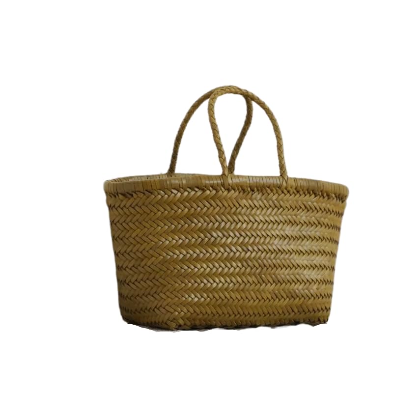 Sac fourre-tout en cuir véritable pour femme grand sac à main cabas tressé