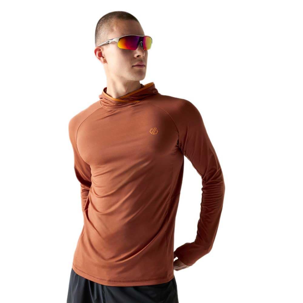 Dare2b Men's Sprint City Running Hoodie, Lightweight Quick Dry Gym Midlayer
