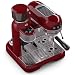 Produktbild Klarstein Espresso Siebträgermaschine mit Milchaufschäumer & Mahlwerk, 1,4L Retro Mini-Espressomaschine mit Siebträger, 1550 W Kaffeemaschine Klein, ThermoBlock Kaffeemaschine für Cappuccino