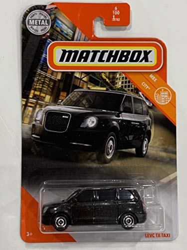 Matchbox 2020 MBX City #6/100, LEVC-TX Taxi (nero)...