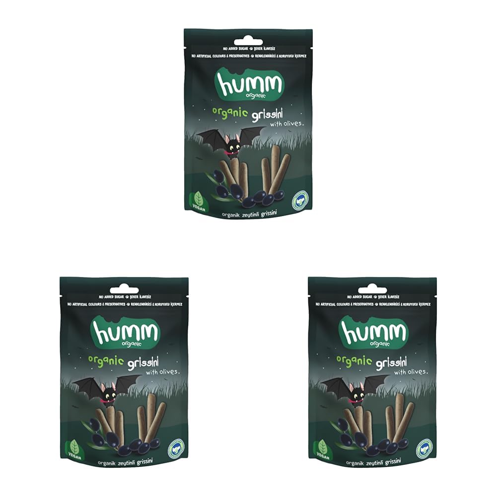 Humm Organic Zeytinli Grissini 55 gr (3 paketi)