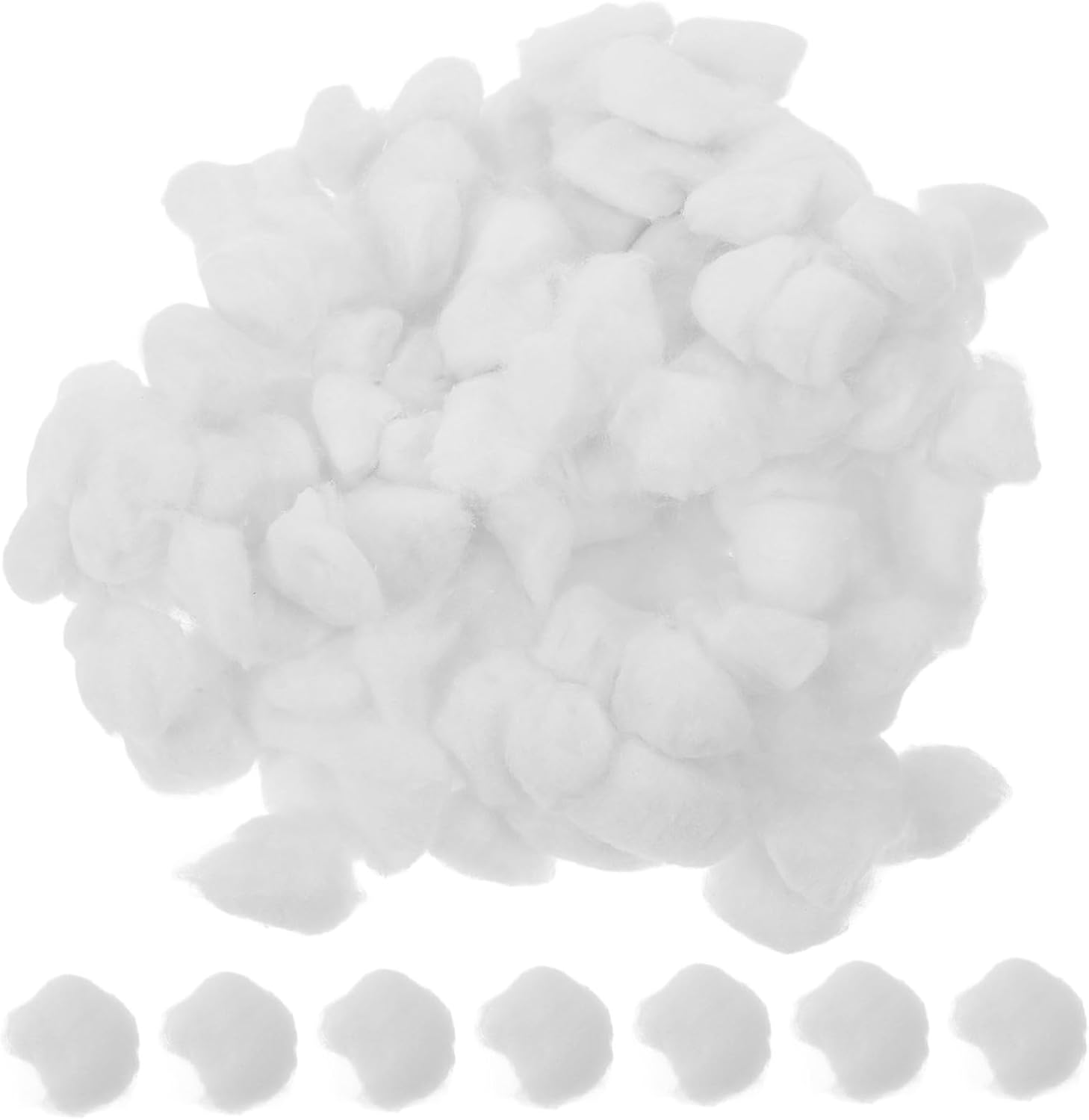 FOMIYES 3pcs Cotton Balls for Makeup Removal Non Medical Soft Gentle for Manicure Nail Art