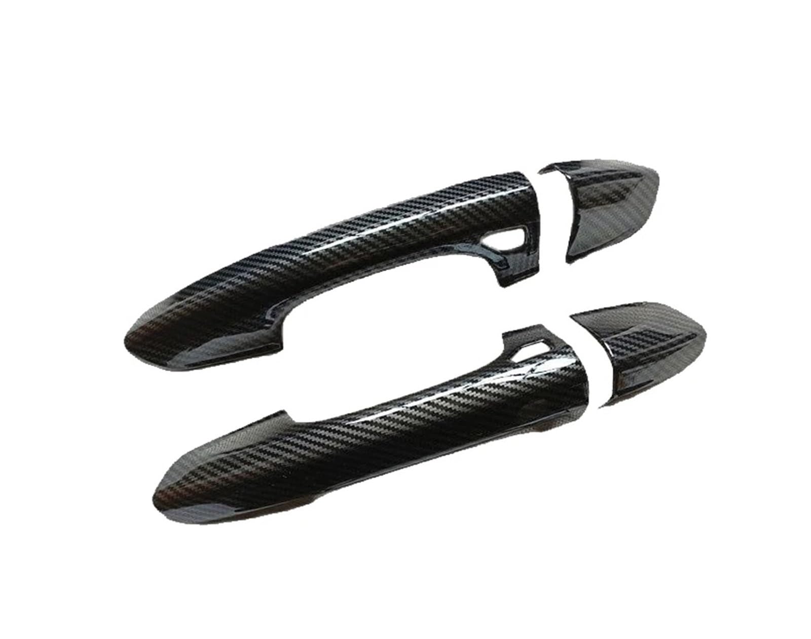BYSKJZ Car Exterior Door Handle for Mustang for MK6 for S550 2015 2016 2017 2018 2019 2020 2021 2022 2023 Car Side Door Handle Exterior Accessories(Carbon Fiber)