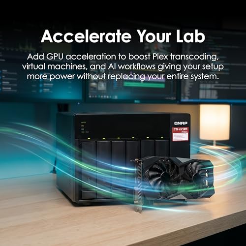 Image of QNAP TS-673A-8G 6 Bay High-Performance NAS with 2 x 2.5GbE Ports and Two PCIe Gen3 Slots